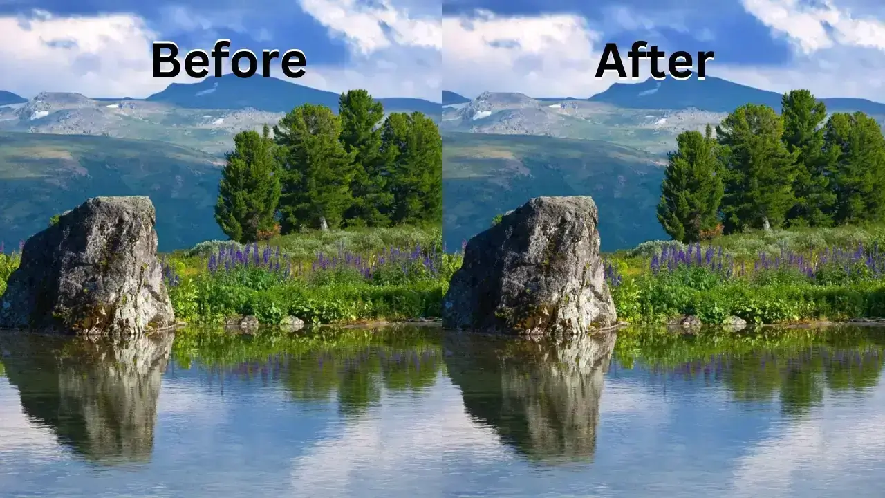 Image with Moving Slider